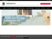 Tablet Screenshot of ondinauto.com